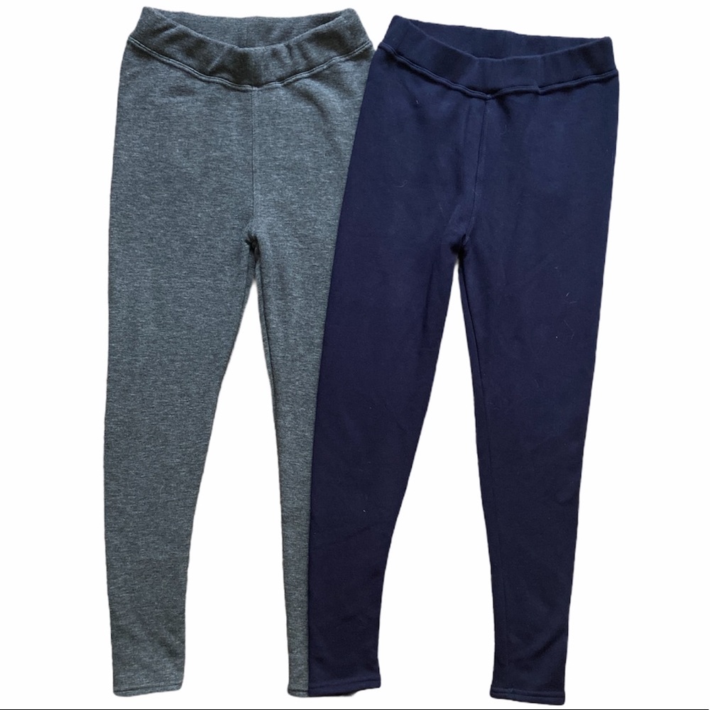 NWT two pair H&M fleece Stretch legging pants